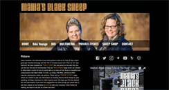 Desktop Screenshot of mamasblacksheep.com